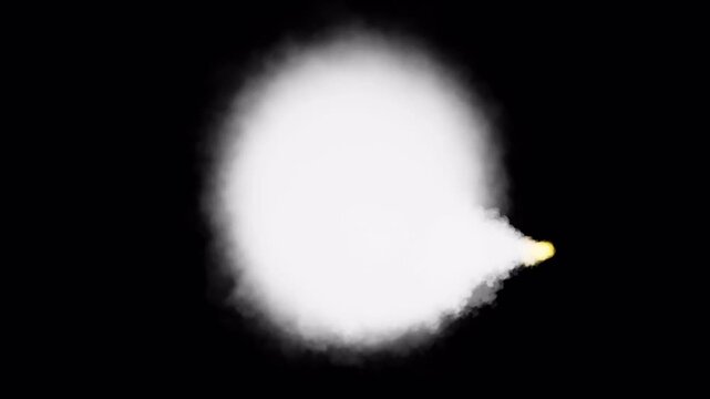 Missile AGM-88 Smoke On Alpha Loop