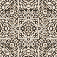 modern abstract texture seamless pattern in antique old vintage ornament style design