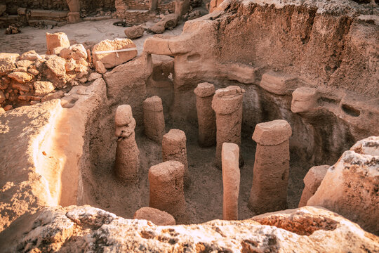 Pre-pottery neolithic archaeological site of Karahan Tepe near Sanliurfa, Turkey