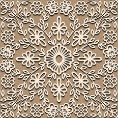 modern abstract texture seamless pattern in antique old vintage ornament style design