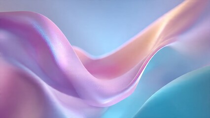 Fototapeta premium Abstract Fluid Wave Background, Pastel Colors, Modern Art, Elegant Design