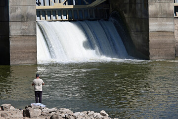 dam on the river