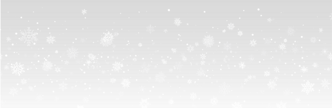 Glistening Snow Shower: Striking Illustration Showcasing Falling Holiday Snowflakes Png - Powered by Adobe