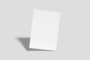 Fototapeta premium Blank A4 Poster Mockup