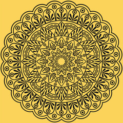 Decorative Mandala Pattern Art | Abstract Floral Geometry Ornament | Sacred Boho Symmetry Vector | Spiritual Decorative Artwork for Meditation and Interior Design