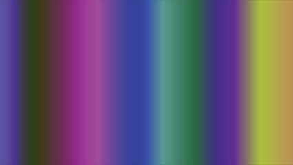 Abstract vertical gradient stripes of vibrant blue purple green yellow and brown colors