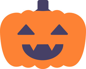 ハロウィンのかぼちゃのイラスト1
