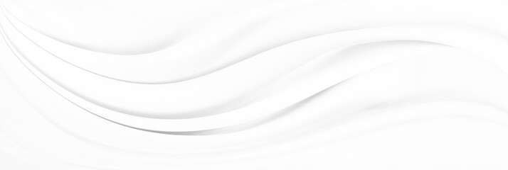 White gray satin texture that is white silver fabric silk panorama background with beautiful soft blur pattern natural.