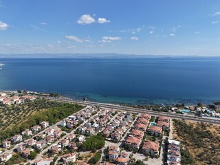 Fototapeta premium Aerial view of beautiful landscape