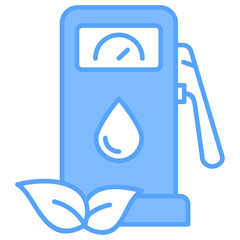 Eco Fuel Blue Icon