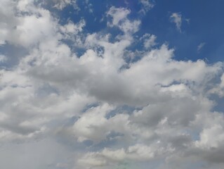 blue sky with clouds
