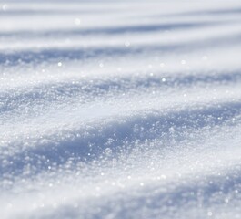 Fresh snow texture with sparkling sunlight