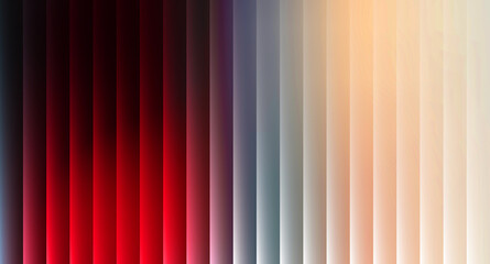 Abstract background with vertical lines and gradient colors from dark red to light beige tones, modern design