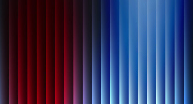 Abstract background featuring vertical lines with a striking red and blue gradient, creating a vibrant contrast