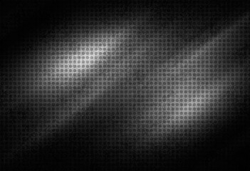 Abstract dark background with a grid pattern and light streaks