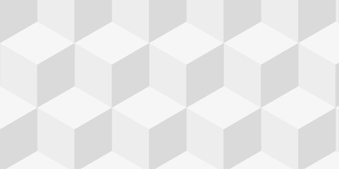Seamless geometric pattern isometric cubic. Mosaic cube pattern vector tile blank wallpaper.	