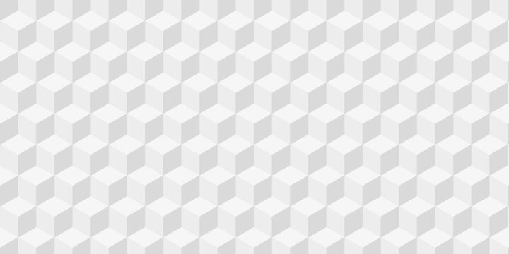 Seamless geometric pattern isometric cubic. Mosaic cube pattern vector tile blank wallpaper.	