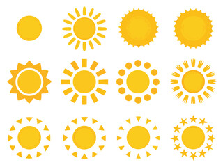 Sunlight Electricity Icons Neon Lines Dar Creative Visual Suitable for Design