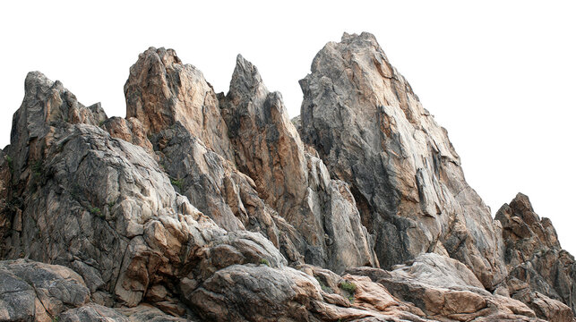 Panoramic view of snow-capped mountain peaks