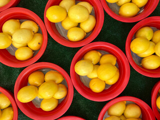 Lemon in market, fresh lemon
