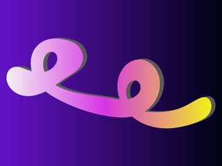 This abstract vector image features bold, layered color waves in organic shapes, blending retro tones like pink, green, blue, and beige to create a vibrant, fluid, and dynamic visual composition