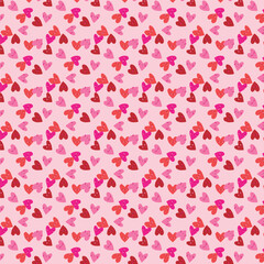heart pattern seamless love background