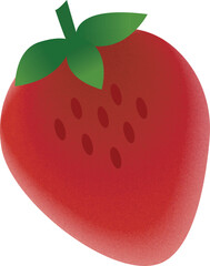 gradient strawberry illustration