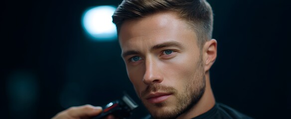 The clipper trims locks with accuracy and gentle attention.