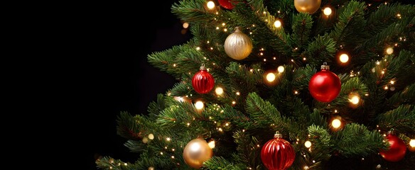 The Christmas tree glows warmly filling hearts with joy and festive wonder.