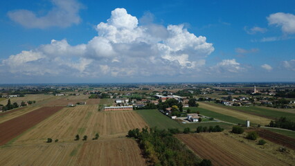 Obraz premium Pianura Padana - San Giuliano Nuovo - Alessandria - Piemonte - Italia