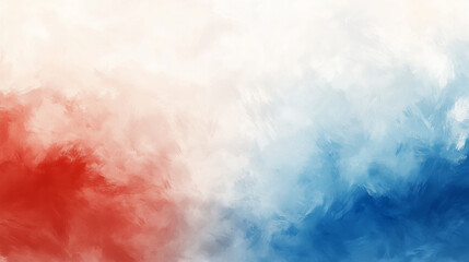 Fototapeta premium Soft pastel overlay of red, white, and blue colors, Independence Day of the Czech Republic.