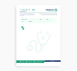 prescription design template