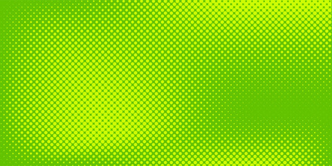 Dots halftone green color pattern gradient texture with technology digital background. Dots pop art comics with nature graphic design.