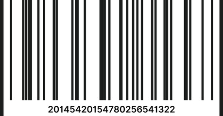Barcode Level icon set. Product Scanner symbol. Black Barcode Stripe symbols