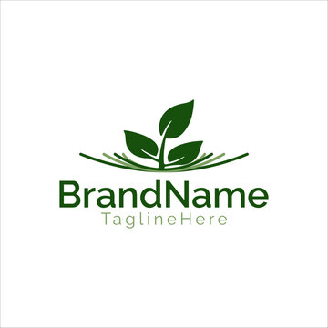 The leaf logo forms a small nest symbolizing warmth and nature.