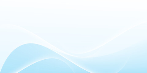 Abstract white wavy glowing lines on a blue background. Futuristic digital high-technology pattern. Health Care concept. Vector