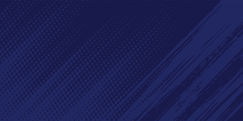 dark blue color pattern gradient grunge texture background. Dots pop art comics sport style vector illustration. dark halftone vector