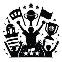 king and queen crown icons set vector illustration