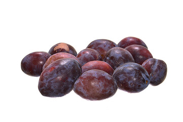 plum isolated on white background