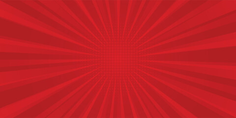 Comic background with red color © Abd