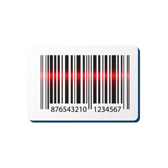 Barcode. Barcode illustration. Editable color. isolated on white background