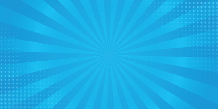 Comic background. Pop art texture. Starburst cartoon style. Anime design with explosion effect for print.