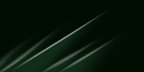 green abstract background with smooth line.