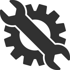 gear setting silhouette