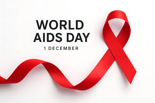 red ribbon aids awareness