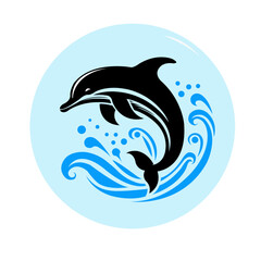 Leaping Dolphin Logo