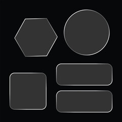 Vibrant neon abstract design with geometric shapes and glowing effects