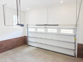 Residential house garage interior