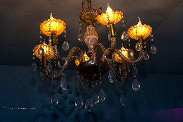 Durga Puja Hanging Light Decoration in Kolkata