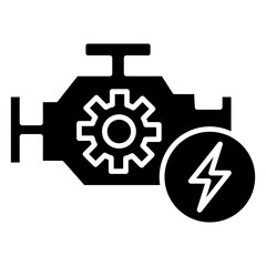 Engine Glyph Icon